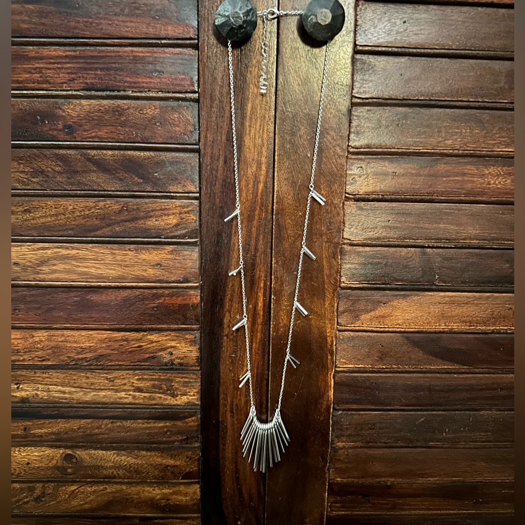 Bancroft Kason Metal Fringe Necklace Stitch Fix 12$